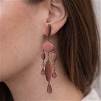 Boucles d'oreilles Rosso Prezioso Femme in Résine OR456